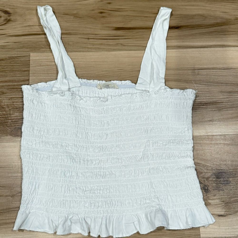 Pacsun LA Hearts White Cropped Tank Top Women’s Medium